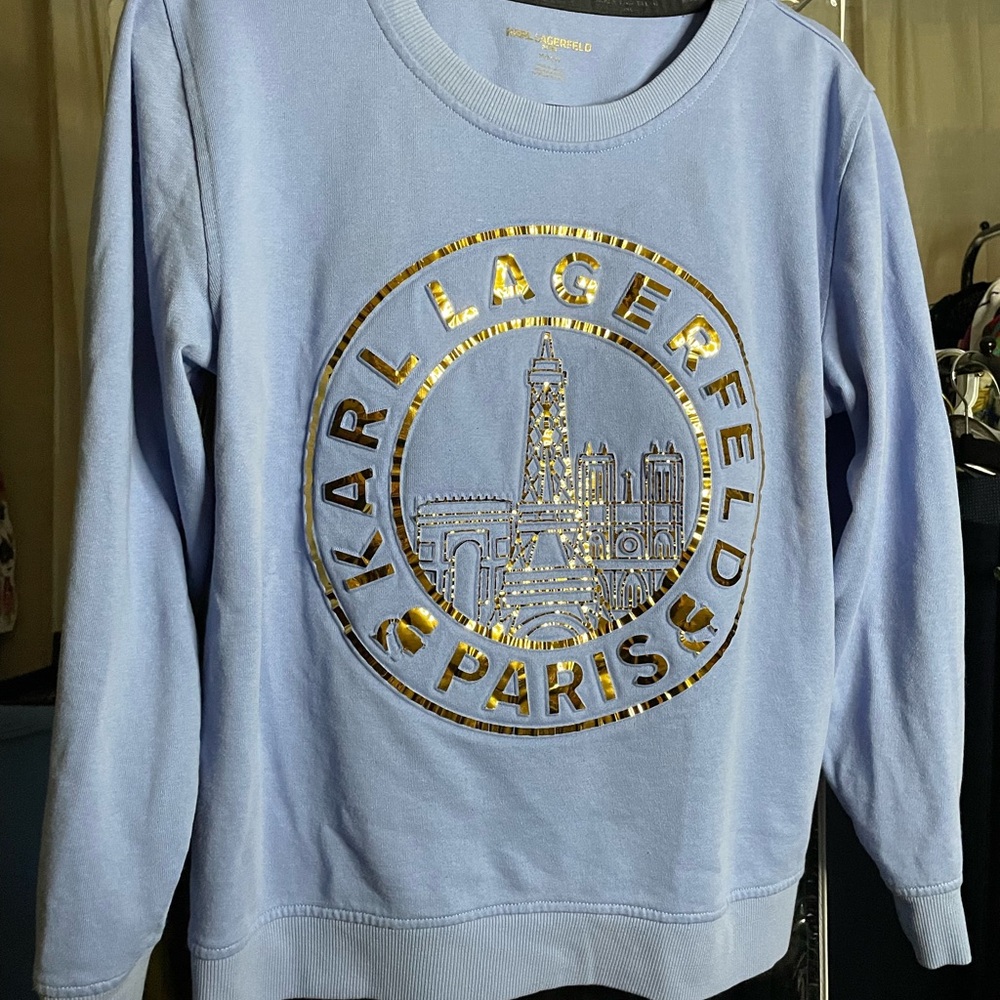 Karl Lagerfeld Blue Sweatshirt